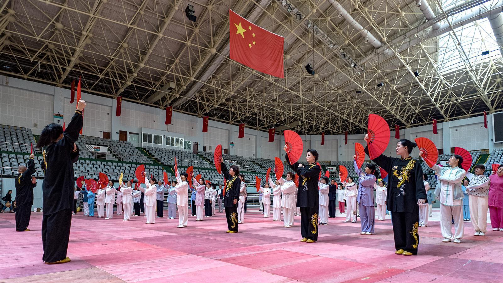 【圖說慶陽】“體育+非遺！慶陽30場太極公益課掀起‘動(dòng)靜相宜’健康潮”